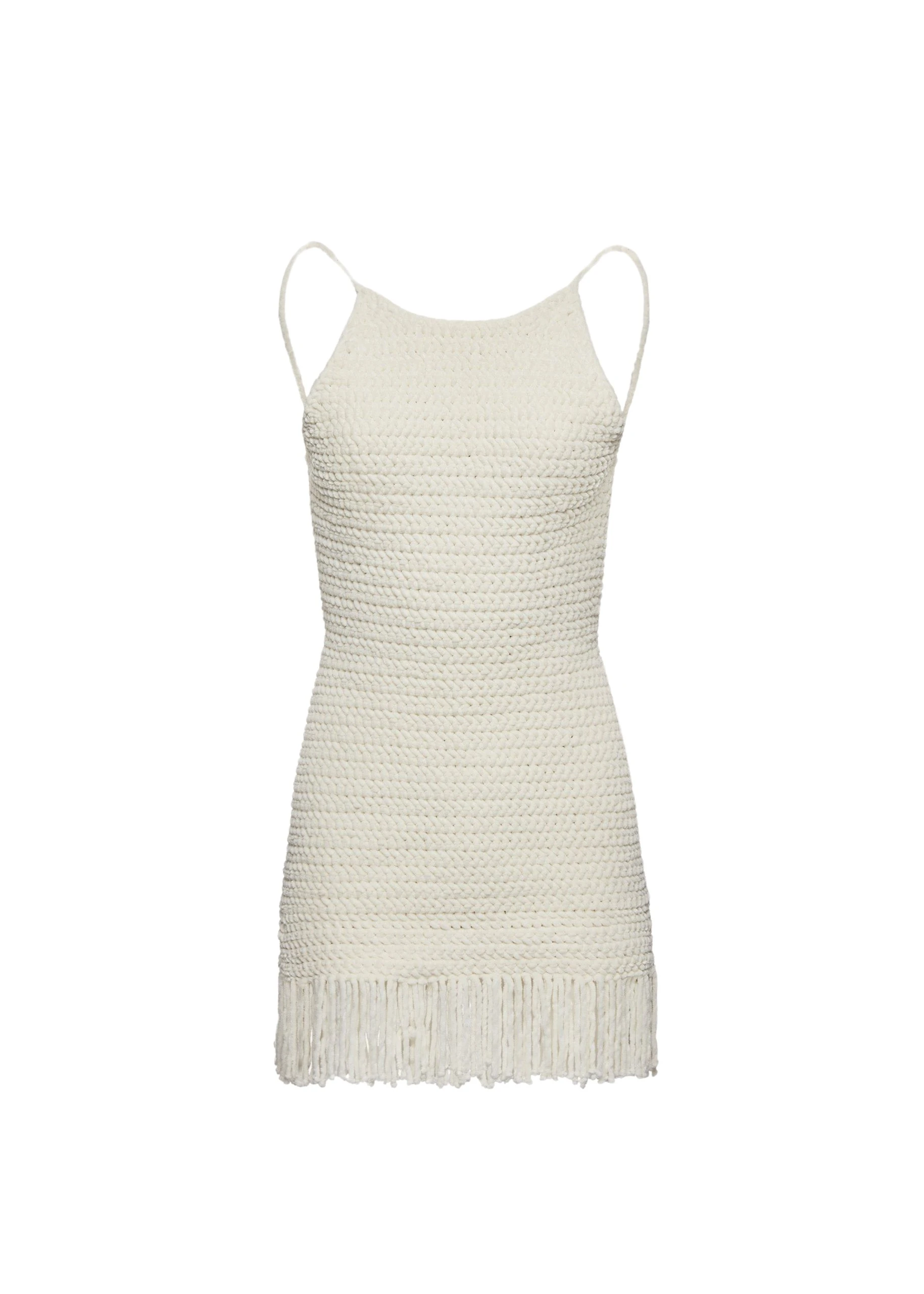 Magda Butrym Chenille fringe crochet mini dress in cream scaled99490 nobg Magda Butrym Chenille fringe crochet mini dress in cream scaled99490 nobg