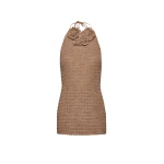 Magda Butrym Crochet flower halter dress in beige scaled12116 nobg Magda Butrym Crochet flower halter dress in beige scaled12116 nobg