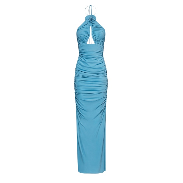 Magda Butrym Cutout jersey maxi dress in blue scaled36337 nobg