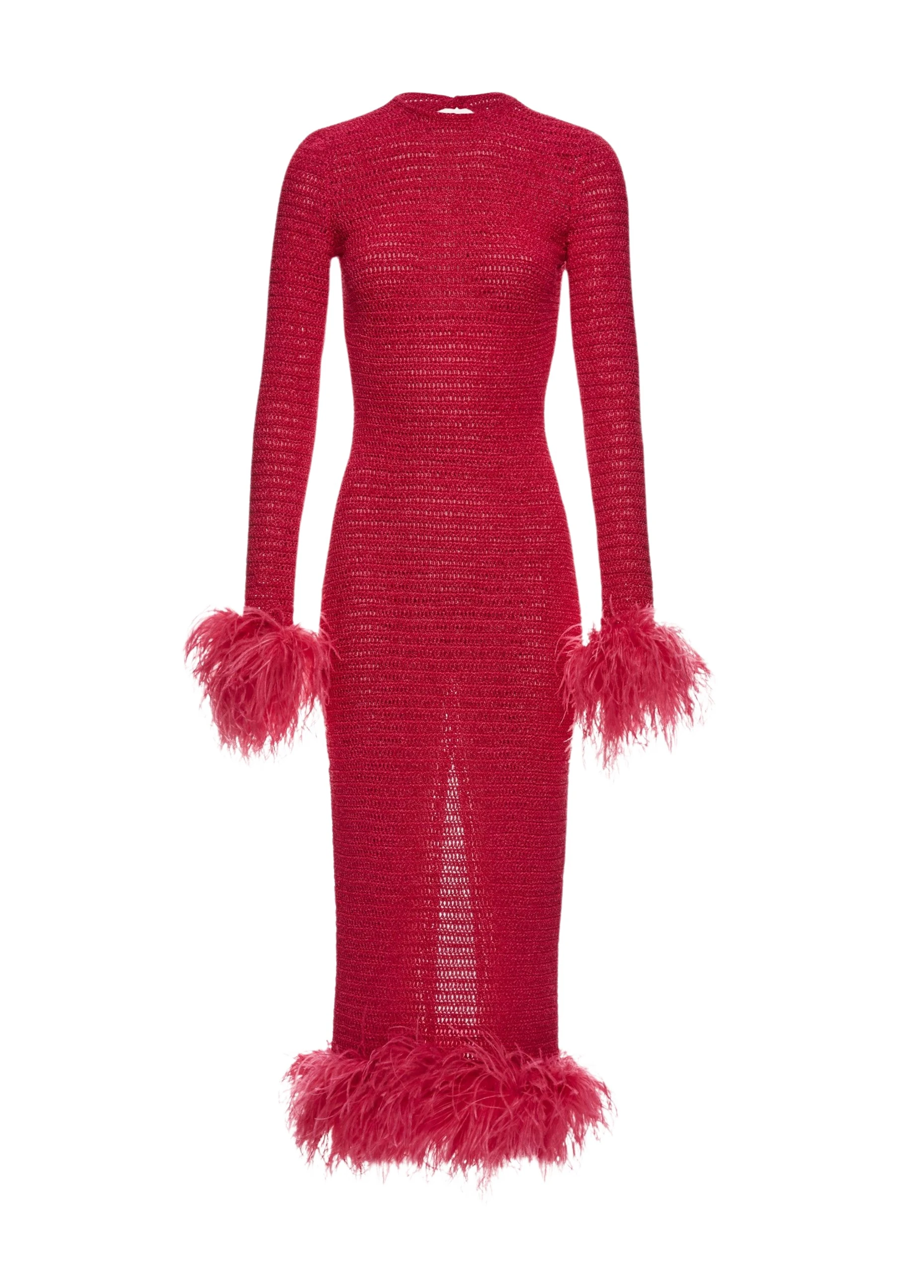 Magda Butrym Feather crochet midi dress in fuchsia scaled75745 nobg Magda Butrym Feather crochet midi dress in fuchsia scaled75745 nobg
