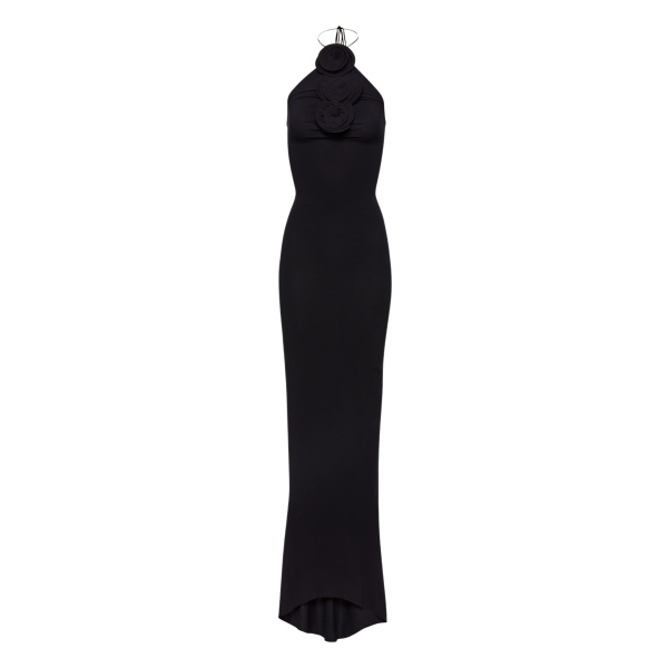 Magda Butrym Halter maxi dress in black scaled30745 nobg