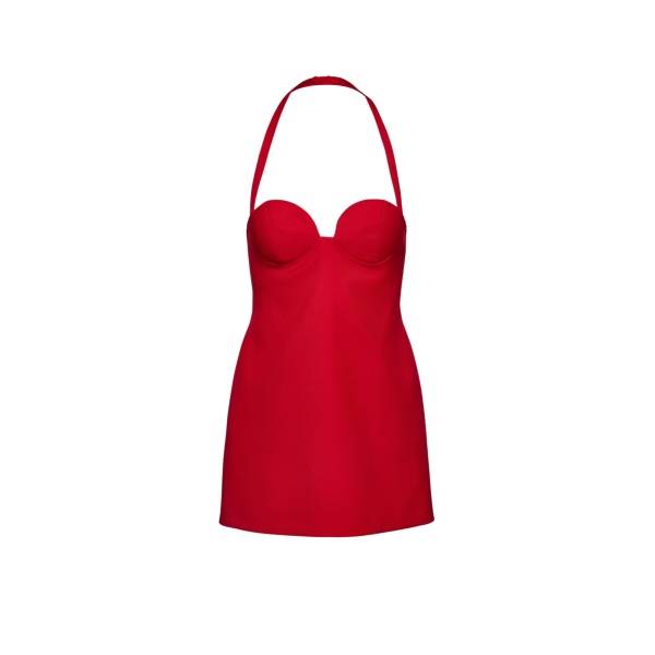 Magda Butrym Open back dress in red scaled39450 nobg