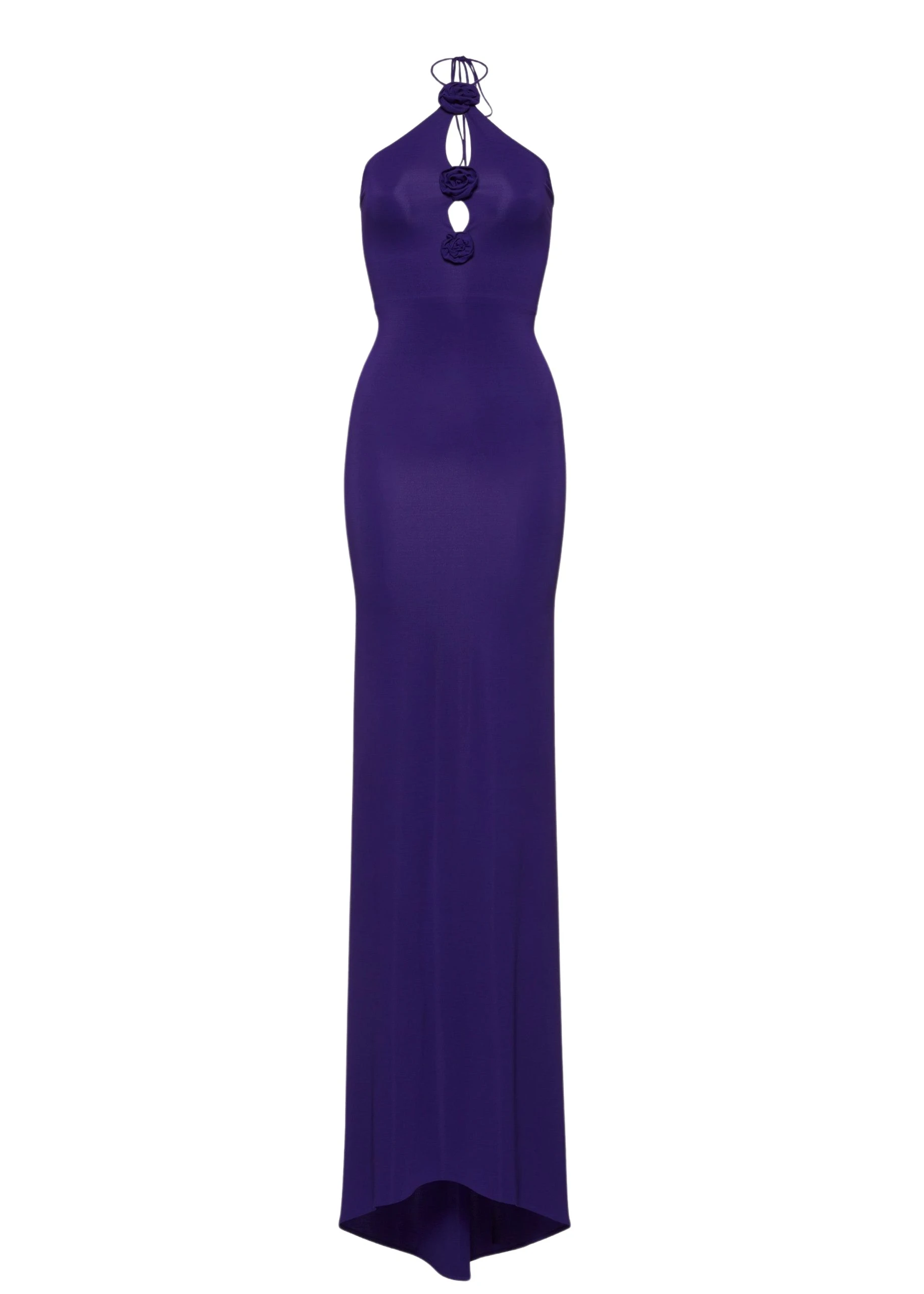 Magda Butrym Rosette halter jersey maxi dress in violet scaled92594 nobg Magda Butrym Rosette halter jersey maxi dress in violet scaled92594 nobg