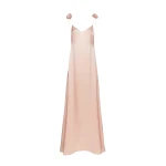 Magda Butrym Silk slip dress in peach scaled87301 nobg