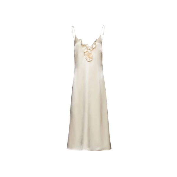 Magda Butrym Silk slip midi dress in cream scaled23784 nobg