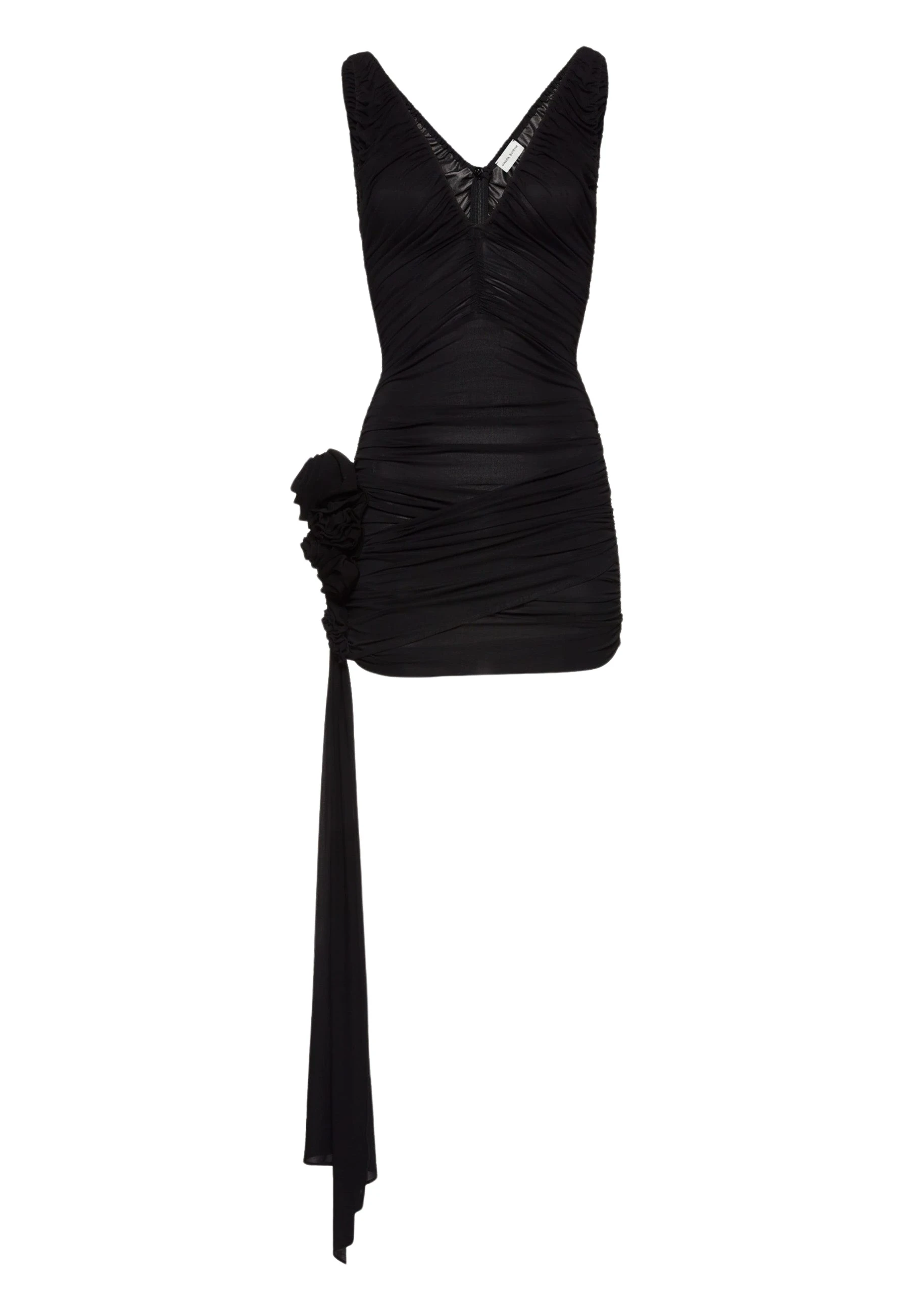 Magda Butrym Sleeveless sash jersey mini dress in black scaled42670 nobg Magda Butrym Sleeveless sash jersey mini dress in black scaled42670 nobg