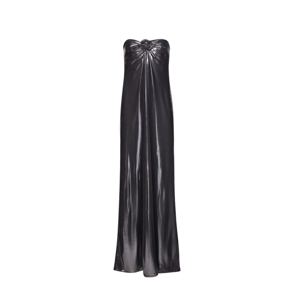 Magda Butrym Strapless maxi dress in silver scaled29417 nobg