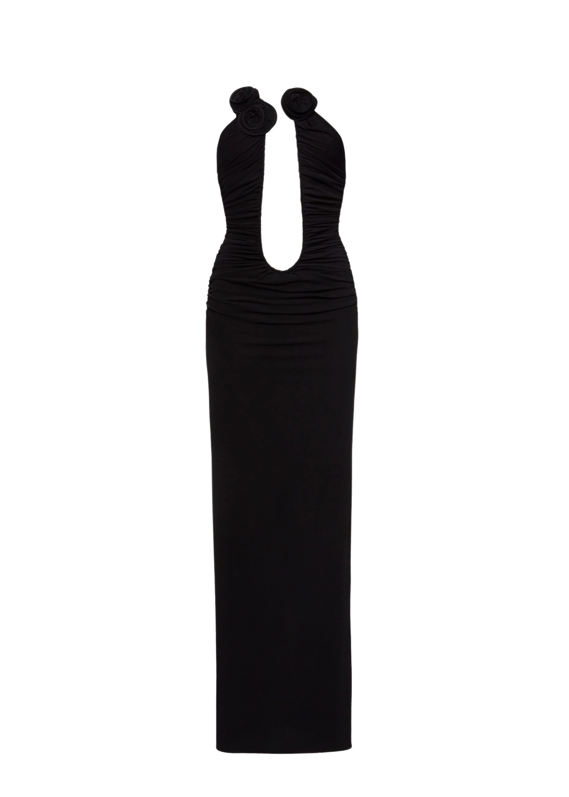 Magda Butrym Strapless plunge maxi dress in black scaled91054 nobg Magda Butrym Strapless plunge maxi dress in black scaled91054 nobg