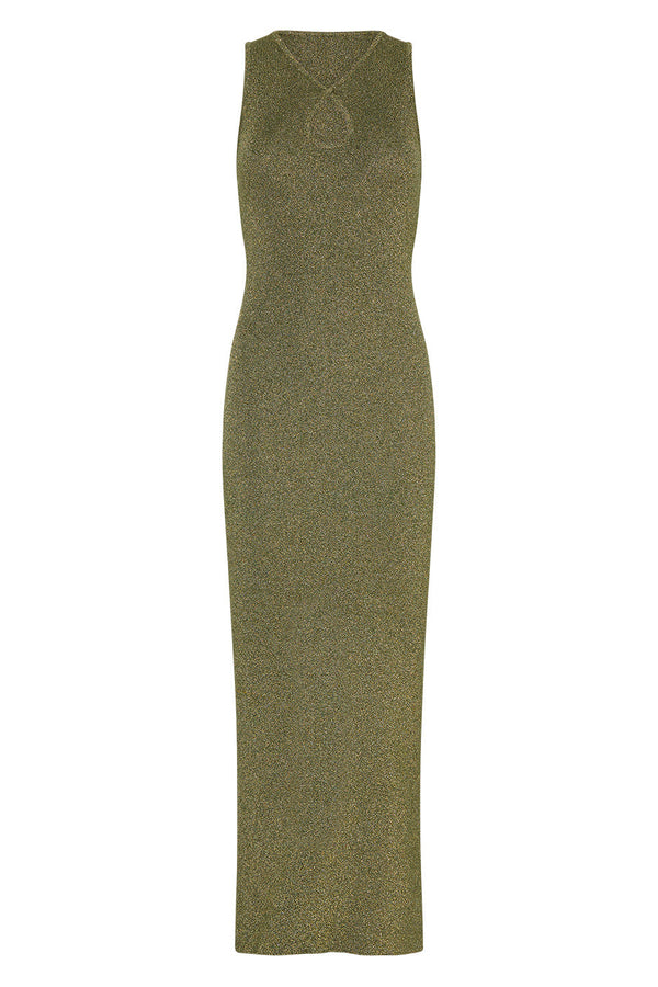 Posse The label Roslyn Dress  Olive Sparkle