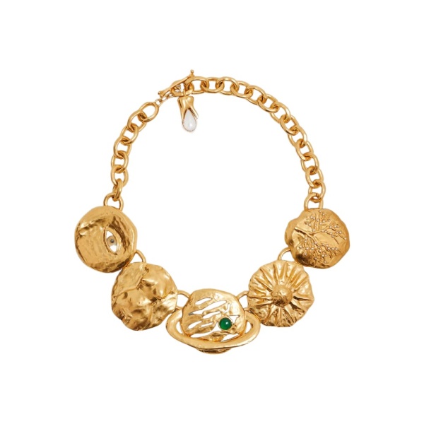 Schiaparelli Medallion Necklace69500 nobg
