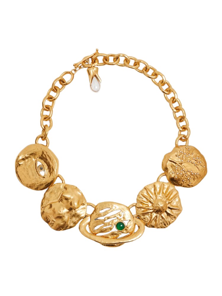 Schiaparelli Medallion Necklace69500 nobg
