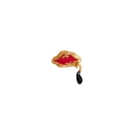 Schiaparelli Mouth Brooch77356 nobg