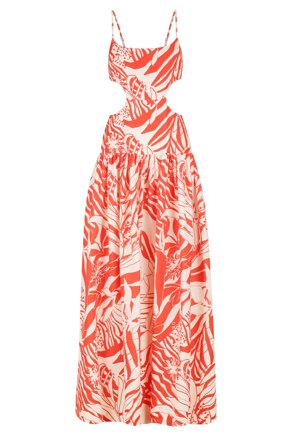 Shona Joy Airelles Linen Cut Out Maxi Dress