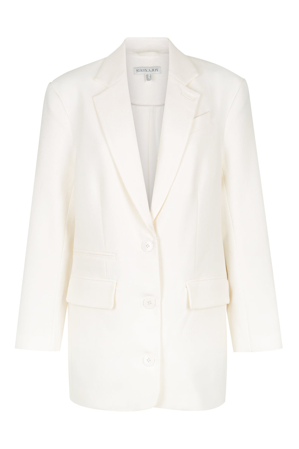 Shona Joy Amura Oversized Blazer Dress – Cream