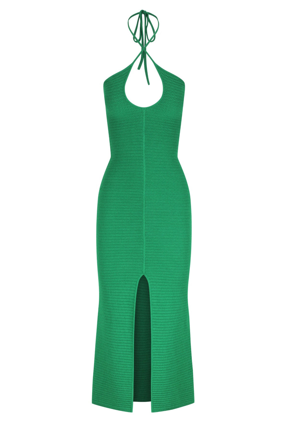 Shona Joy Eve Keyhole Midi Dress – Tree Green