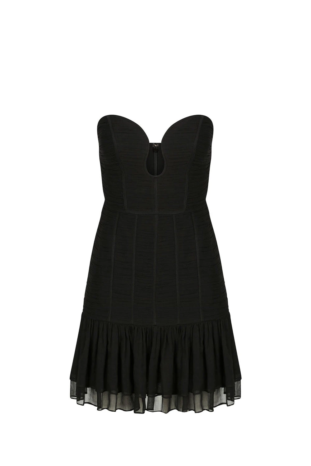 Shona-Joy-Isola-Strapless-Ruched-Mini-Dress-Black Shona Joy dress