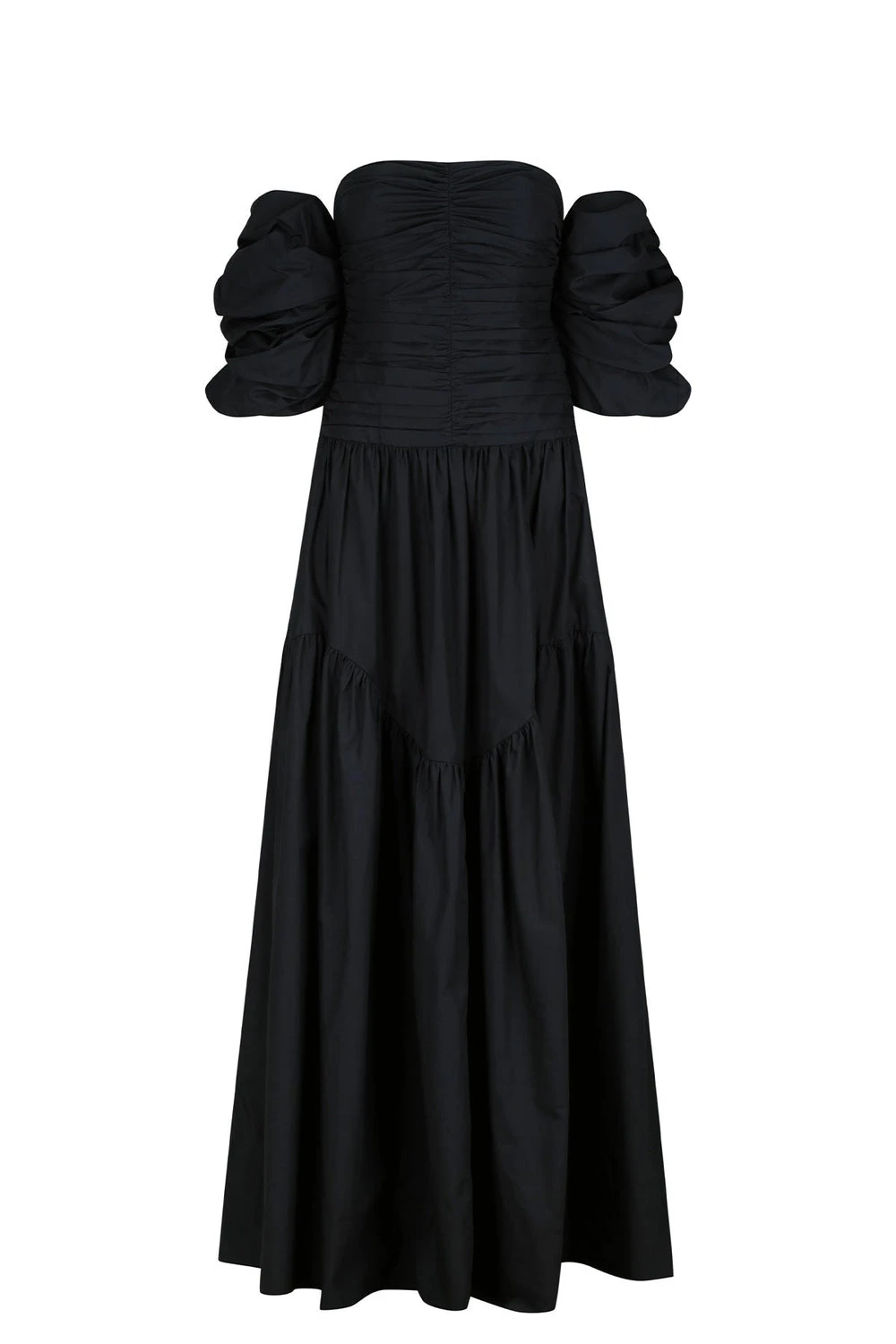 Shona-Joy-Maiori-Contour-Ruched-Maxi-Dress-Black Shona Joy dress