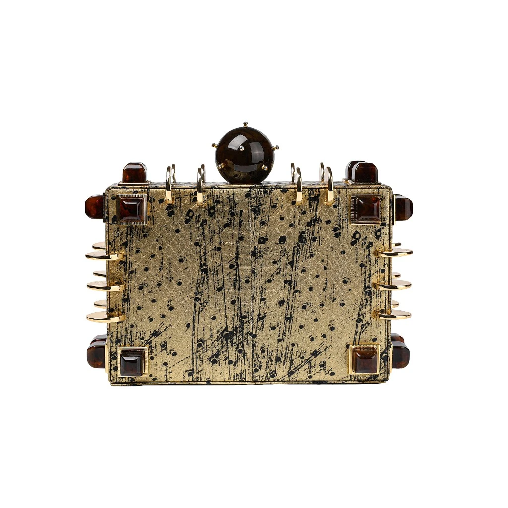 Tonya Hawkes The Chest Gold Ostrich15502 nobg Tonya Hawkes The Chest Gold Ostrich15502 nobg