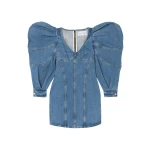 AZ FACTORY Balloon Sleeve Dress Blue55126 nobg AZ FACTORY Balloon Sleeve Dress Blue55126 nobg