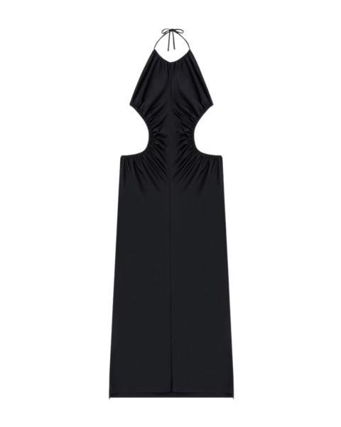 AZ FACTORY Halter Dress Black72807 nobg