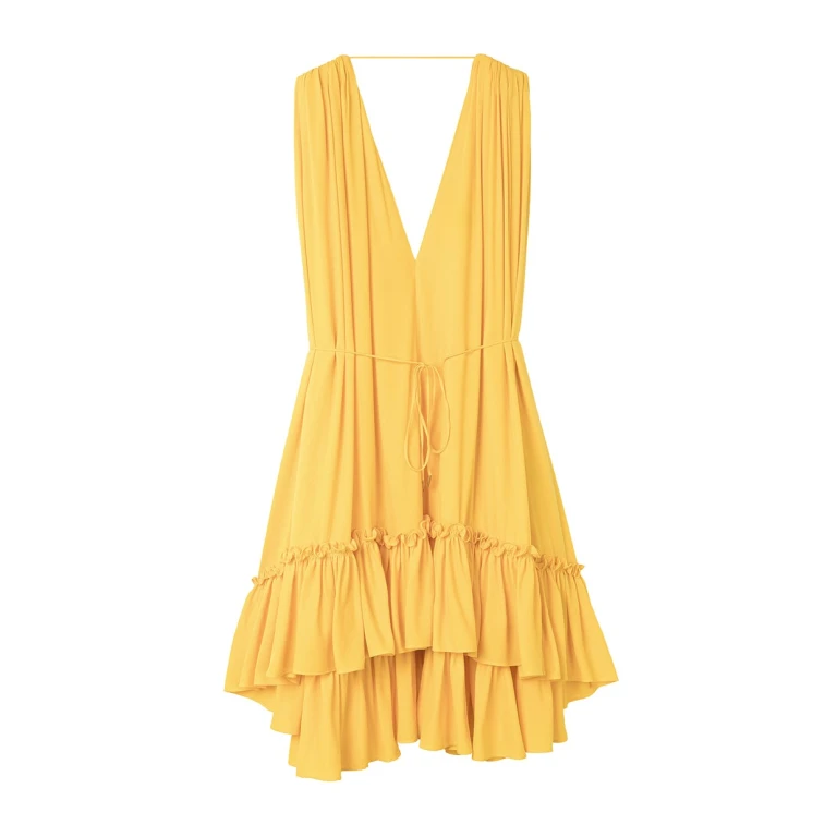 AZ FACTORY Marilyn Dress Yellow21238 nobg