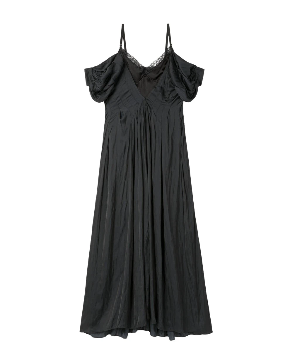 AZ FACTORY Off Shoulder Lace Insert Dress Black67130 nobg AZ FACTORY Off Shoulder Lace Insert Dress Black67130 nobg