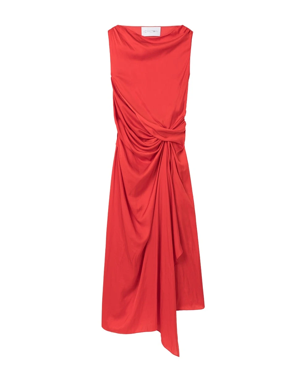 AZ FACTORY Sleeveless Draped Dress Red78951 nobg AZ FACTORY Sleeveless Draped Dress Red78951 nobg