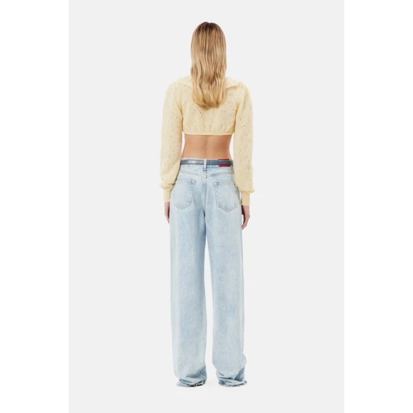 Denim Jeans With Studs - Image 5