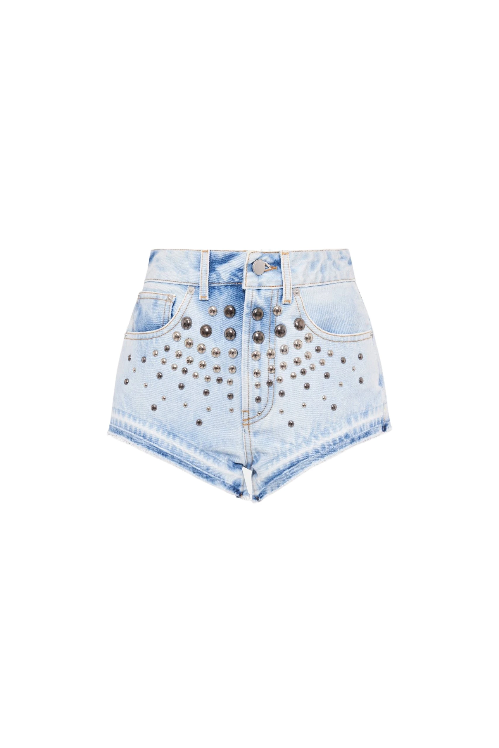 Alessandra Rich Denim Shorts With Studs scaled66185 nobg Alessandra Rich Denim Shorts With Studs scaled66185 nobg