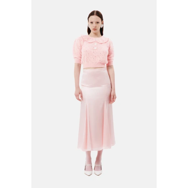 Knitted Mohair Jumper With Hotfix - Image 2