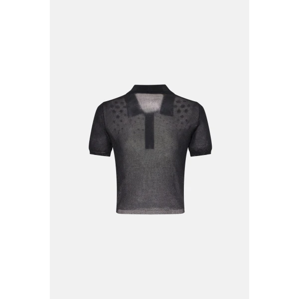 Lurex Knit Jumper With Metal Hotfix - Image 3