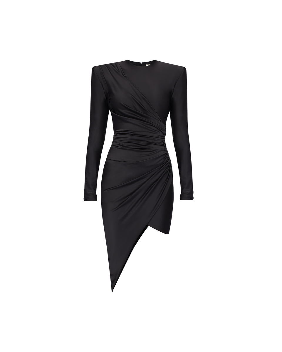 Alexandre Vauthier Asymmetrical draped mini dress