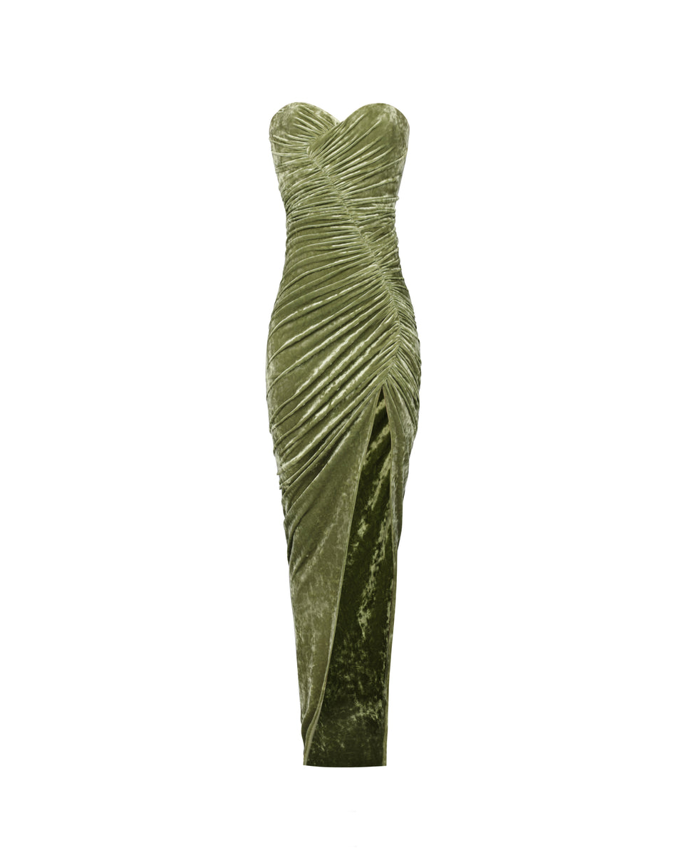 Alexandre Vauthier Bustier Long Dress