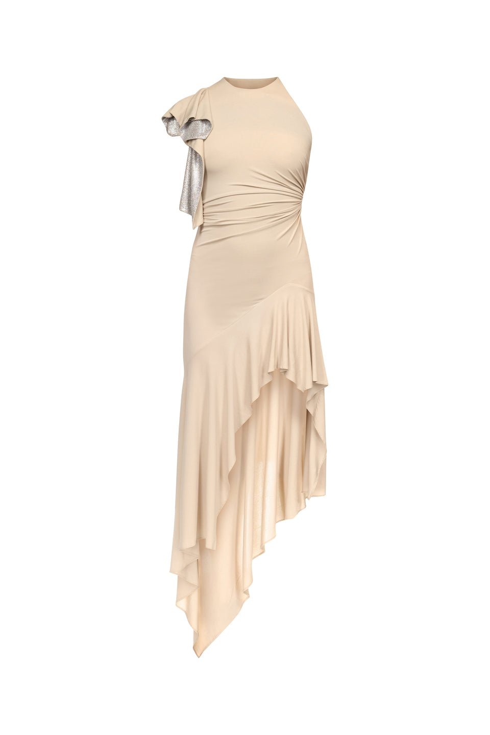 Alexandre Vauthier Crystallized Midi Dress