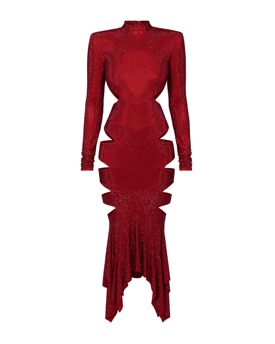 Alexandre-Vauthier-Cut-out-backless-jersey-stretch-dress Alexandre Vauthier dress