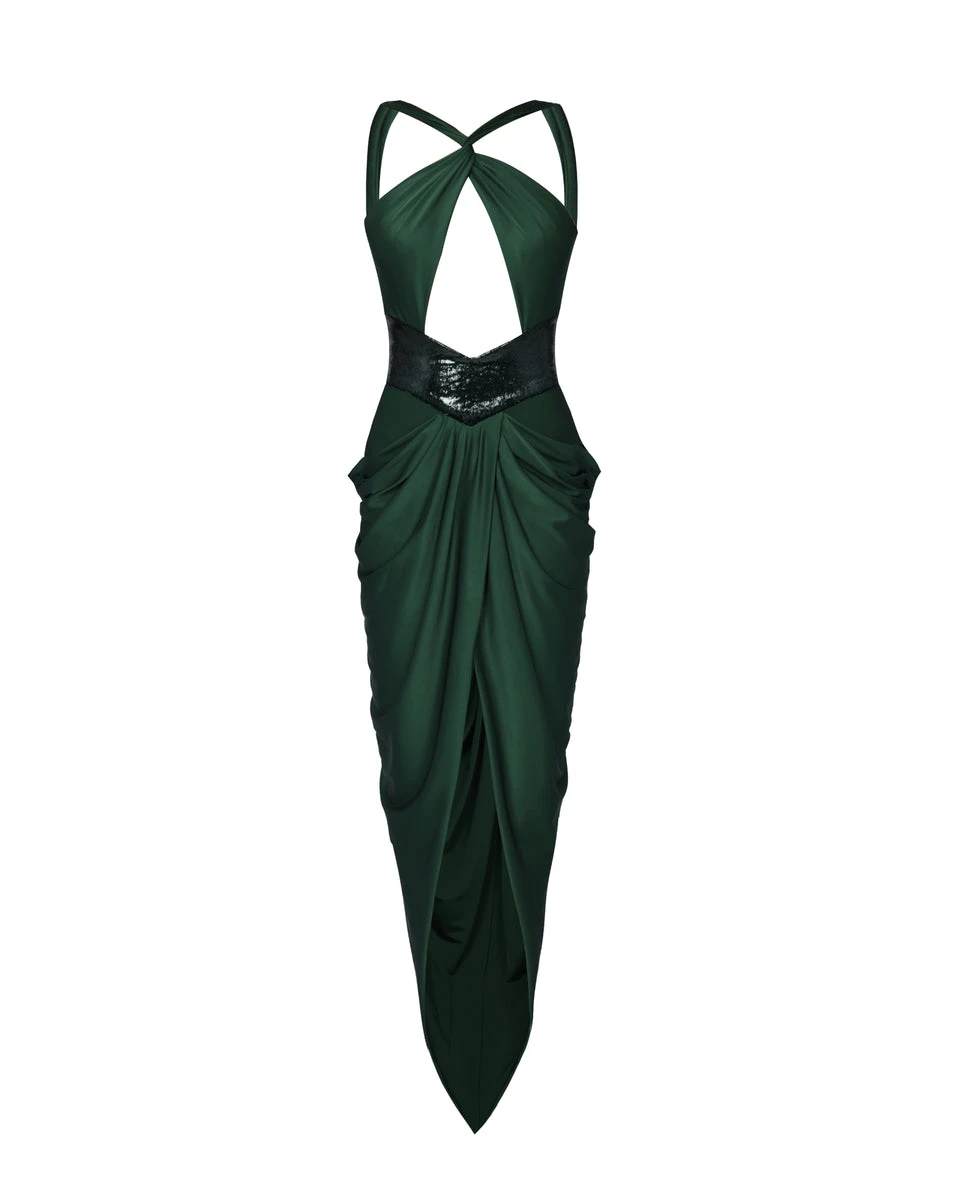 Alexandre-Vauthier-Cut-out-dress-backless-Maxi-Dress Alexandre Vauthier dress