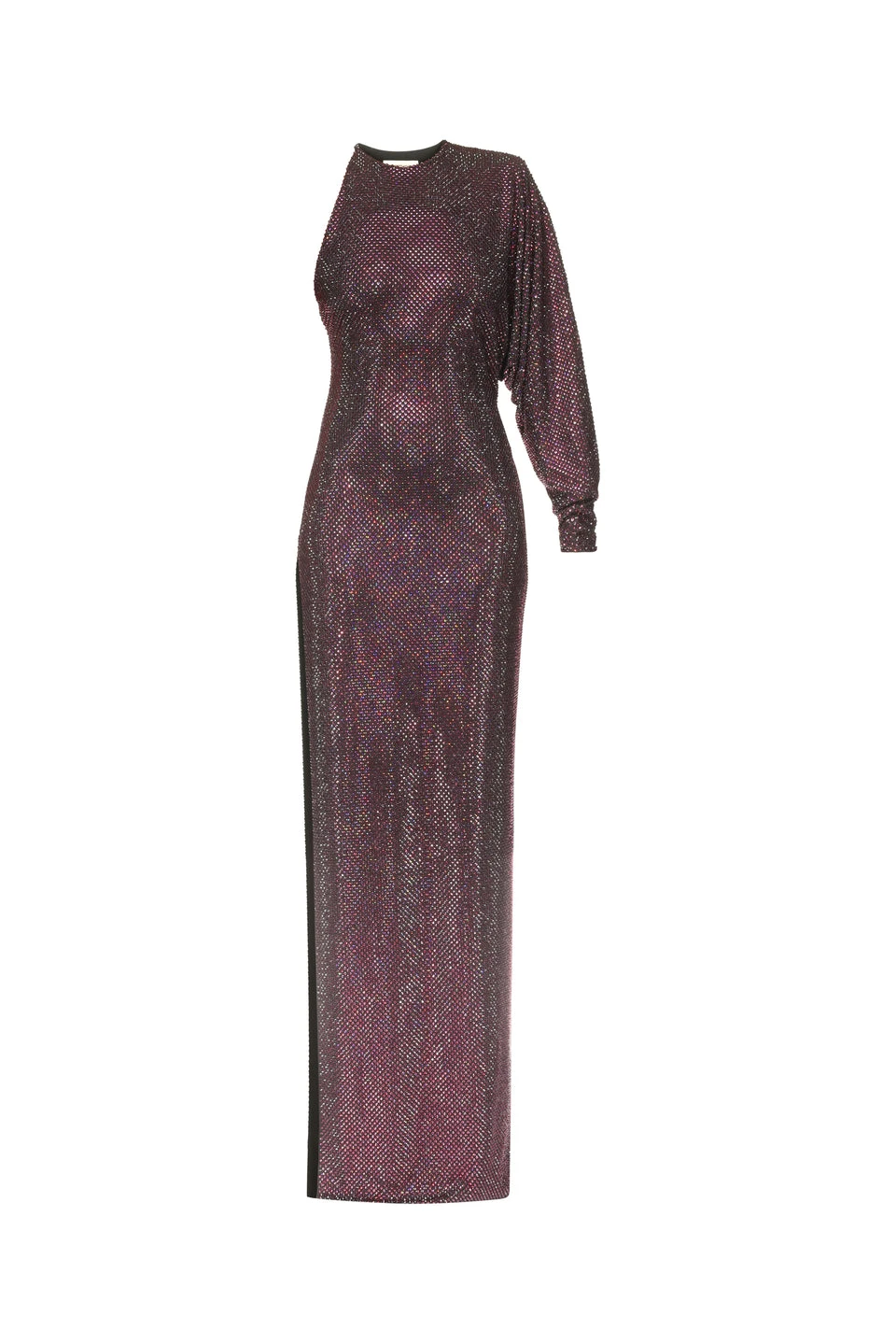 Alexandre-Vauthier-One-Shoulder-Crystallized-Long-Dress Alexandre Vauthier dress