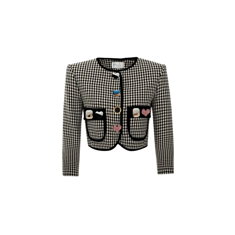 Loulou Brand Chicago Cropped Blazer36983 nobg