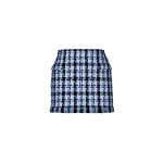Loulou Brand Funny Face Miniskirt In Blue86758 nobg