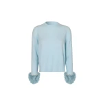 Loulou Brand Gigi Long Sleeve Sweater In Blue53789 nobg