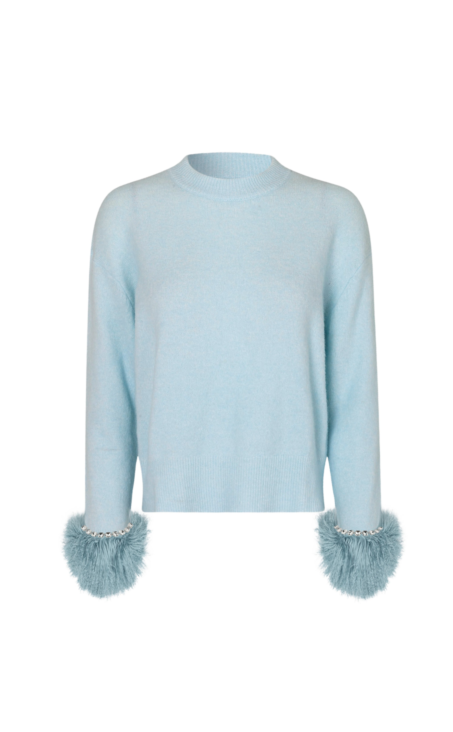 Loulou The Brand Gigi Long Sleeve Sweater In Blue