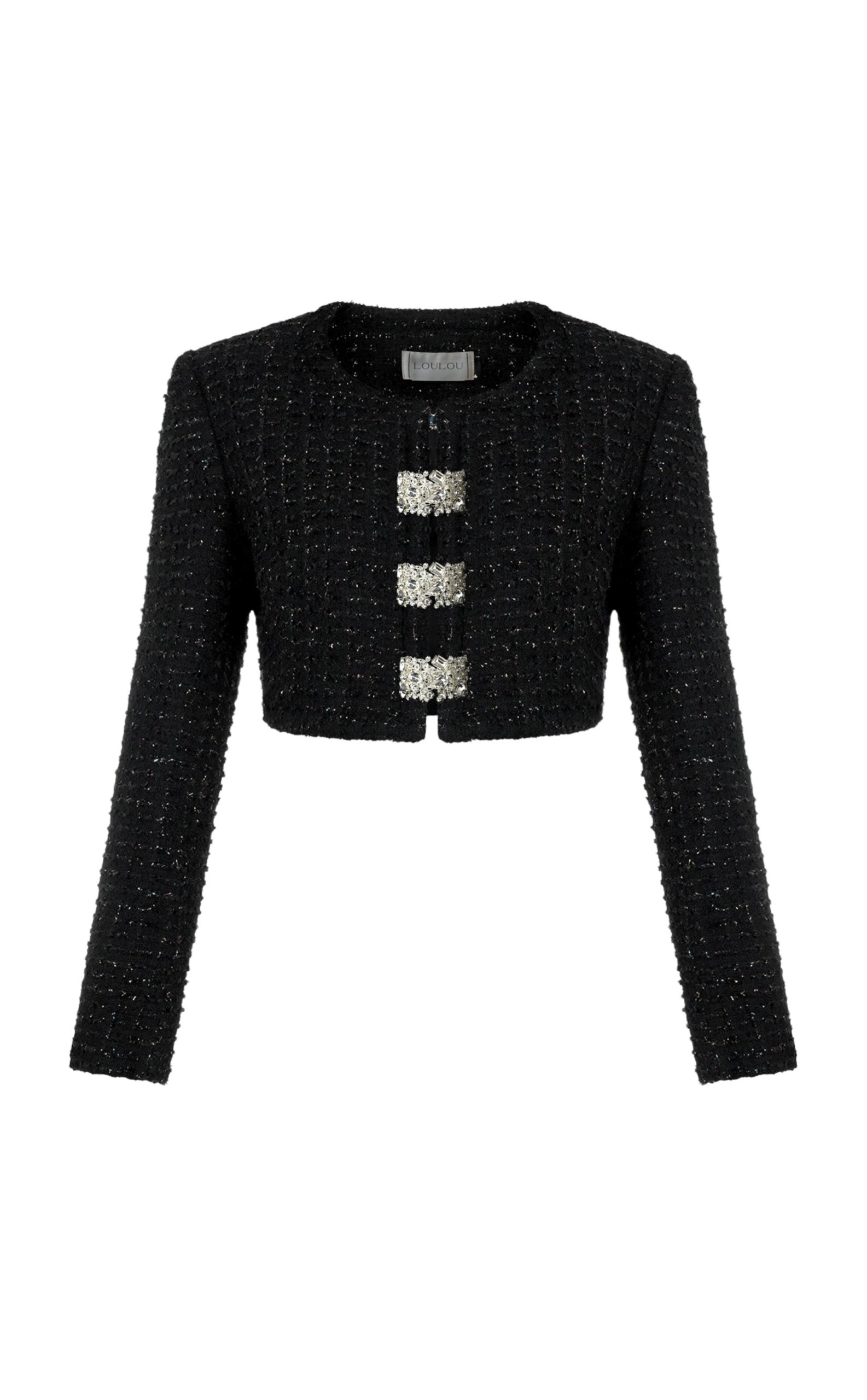 Loulou The Brand Vertigo Lurex Tweed Blazer