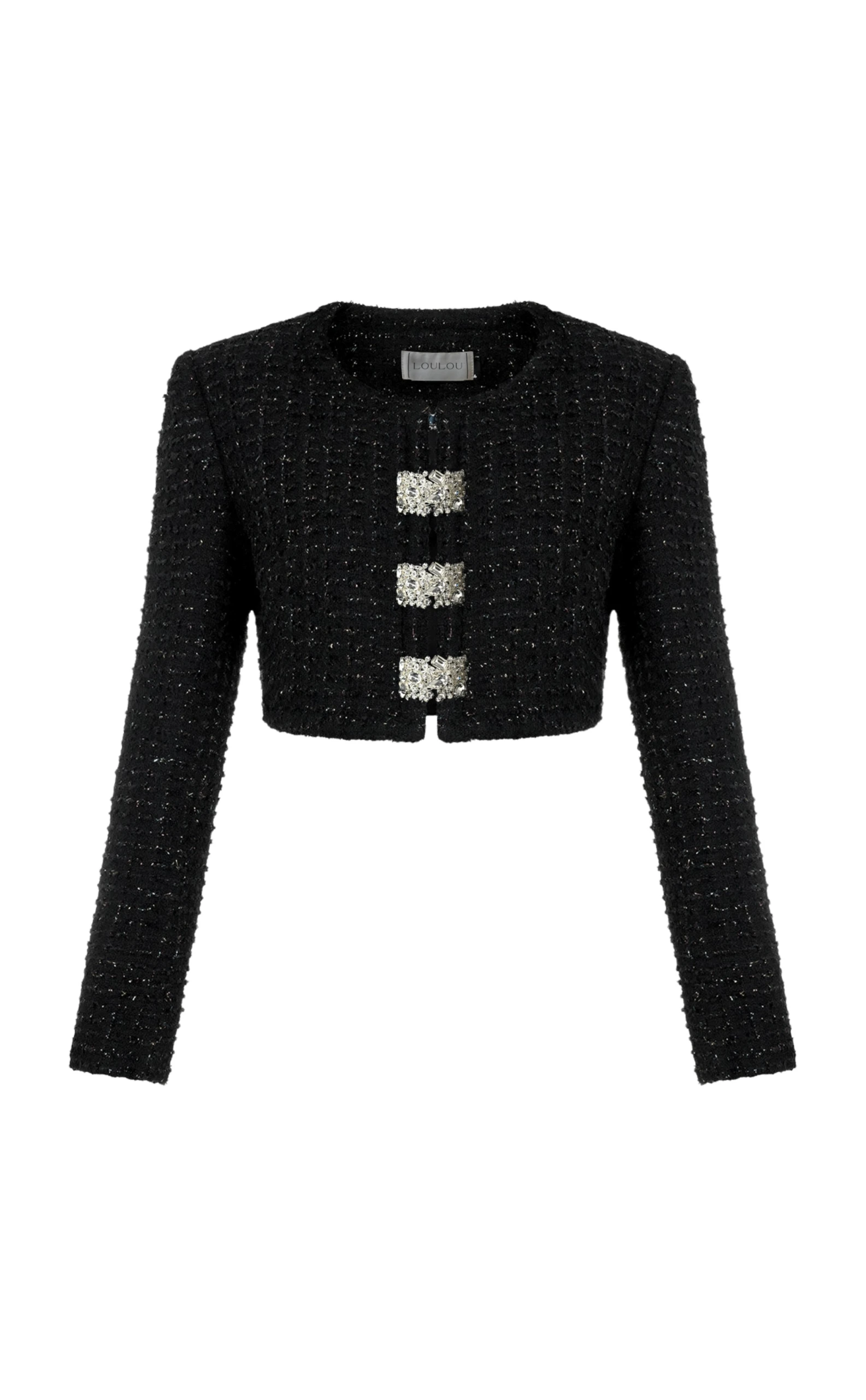 Loulou Brand Vertigo Lurex Tweed Blazer97165 nobg Loulou Brand Vertigo Lurex Tweed Blazer97165 nobg