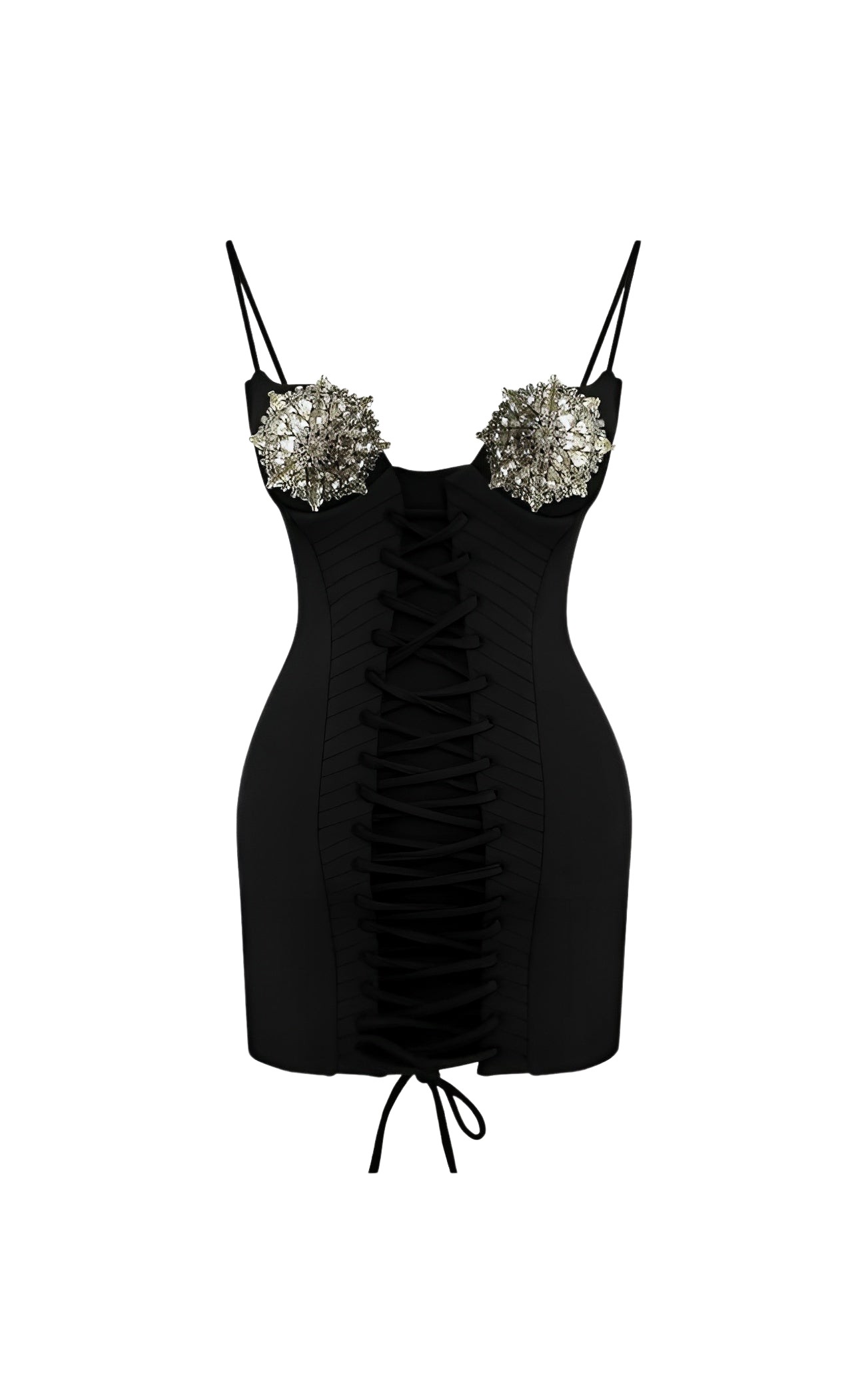 Loulou Brand What A Way To Go Crepe Minidress57146 nobg