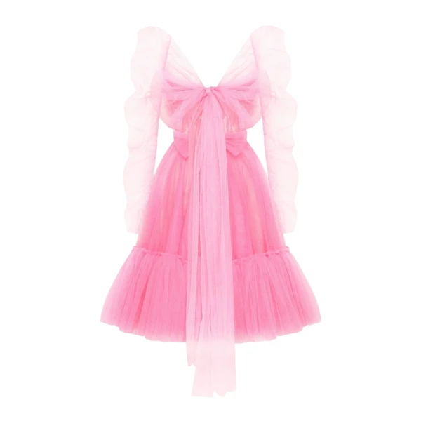 All-In-Pink bustier tulle dress - Image 7