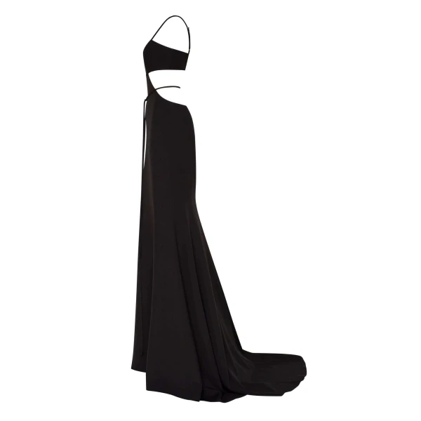 Black Casual side cut out maxi dress - Image 7