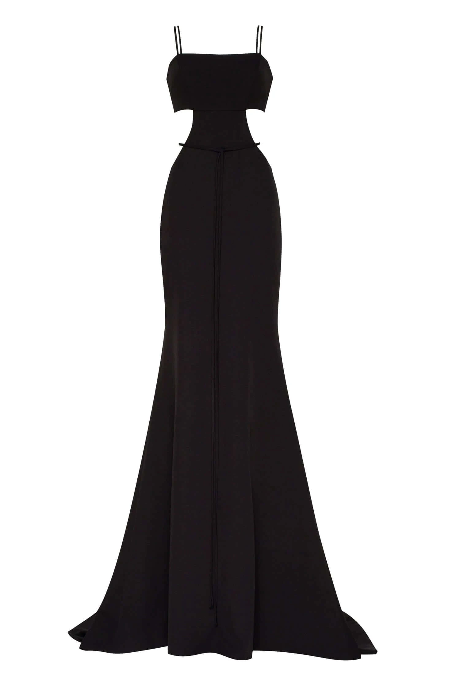 Milla Black Casual side cut out maxi dress Milla dress