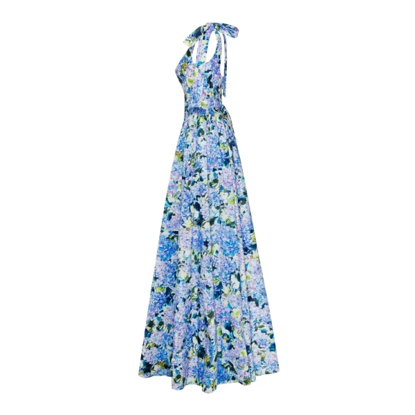 Blue Hydrangea strapped maxi dress - Image 7
