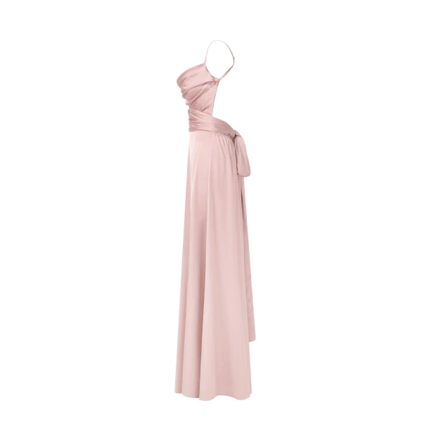 Boudoir misty rose silk slip dress - Image 7