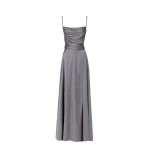 Milla Boudoir silver silk slip dress Milla dress